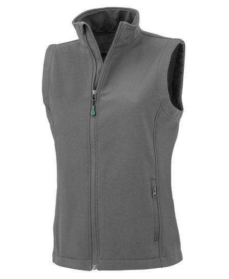 Women's Recycled Softshell Bodywarmer - Blue Black Navy Grey  - Jackets