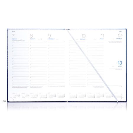 Matt Cover Diary - Red Pink Sky Blue Grey Blue Burgandy Orange Plum Black  - Office Supplies