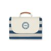 RPET Striped Picnic Blanket - Brown Black Navy  - Home & Barware
