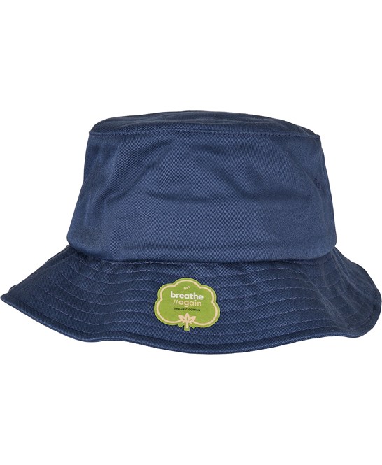 Organic Cotton Bucket Hat - Black Navy White  - Hats & Caps, New products, Sustainable products
